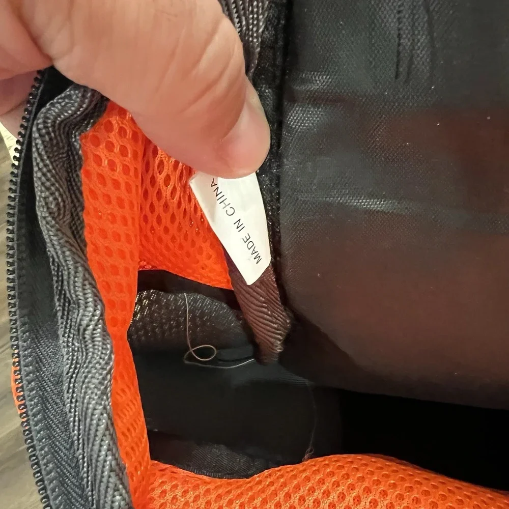 WOYYHO Dog Pet Carrier Backpack Mesh Breathable Head-Out-Orange Large Read